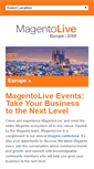 Mobile Screenshot of magentolive.com