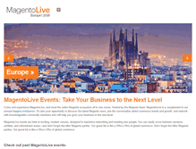 Tablet Screenshot of magentolive.com